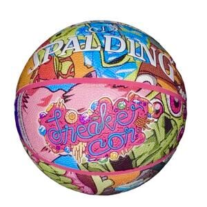 NEW Spalding x Sneakercon BASKETBALL Japanese Mutant Graffiti SZ 7 Limited Ed.
